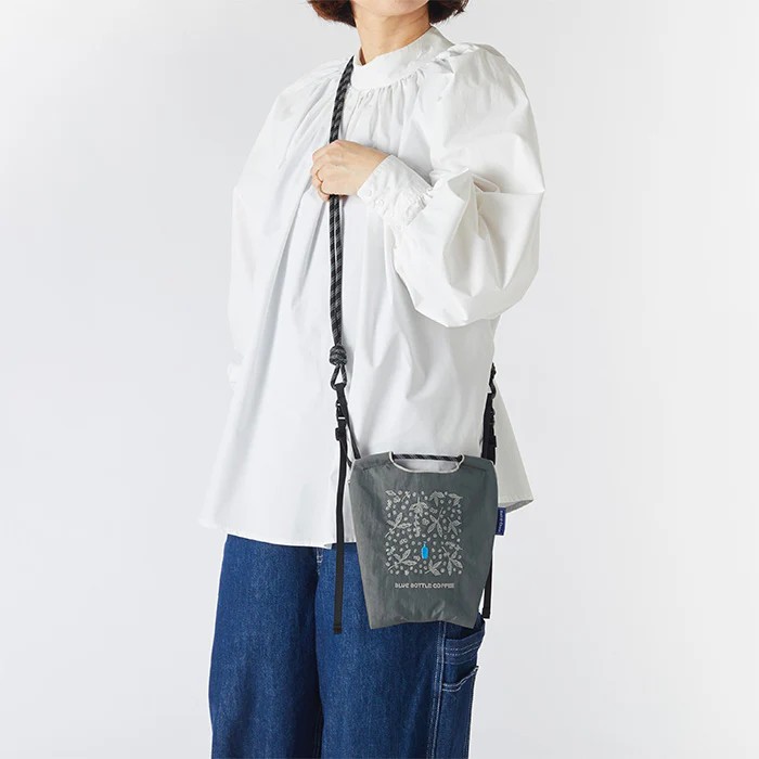 Blue Bottle Coffee-迷你刺繡咖啡葉環保袋 エンブロイダリーエコバッグ ミニ -コーヒーリーブス-:圖片 4